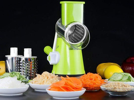 Tabletop Drum Grater – Manual Vegetable Slicer & Cutter (Random Color)