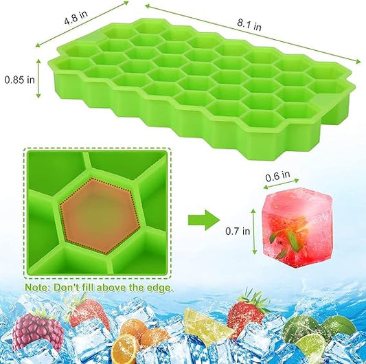 Mini Silicone Ice Cube Tray with Lid
