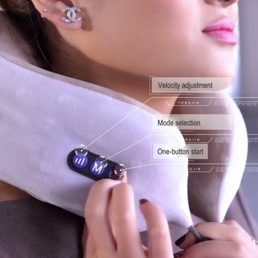 Jinserta USB Neck Cushion Massager Pillow