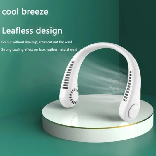 Portable neck fan