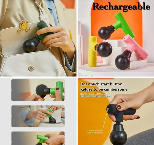 Mini Massager Gun with Smart Chip & 8 Massage Modes