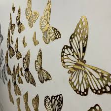 Stylish Acrylic Mirror butterflies set for Wall Decor